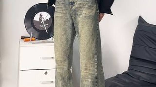 开学1米6都能穿的复古微喇裤 腿短个子不高的，开学穿它就行了#小个子穿搭 #显高显瘦显腿长 #牛仔裤