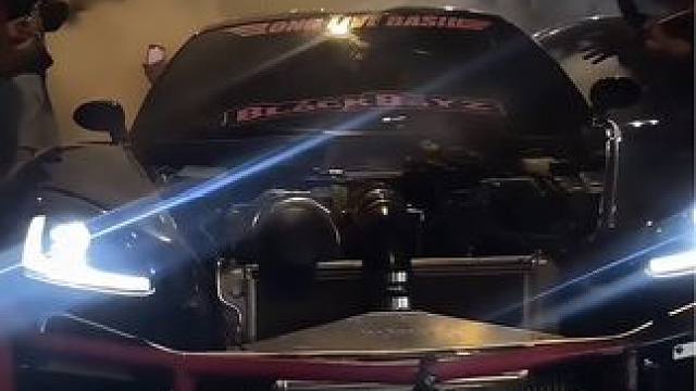 烧胎漂移#科尔维特z06 #后驱车的魅力