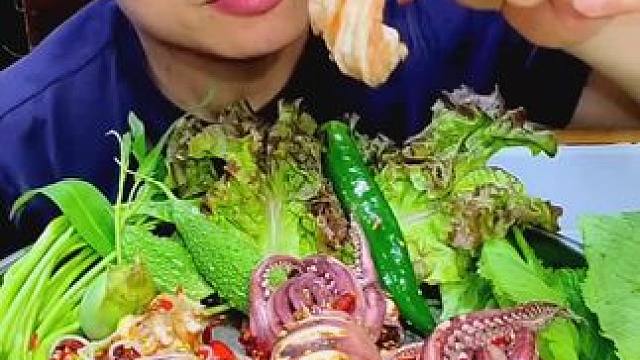 鱿鱼美食 #我的乡村生活 #东南亚八面佛