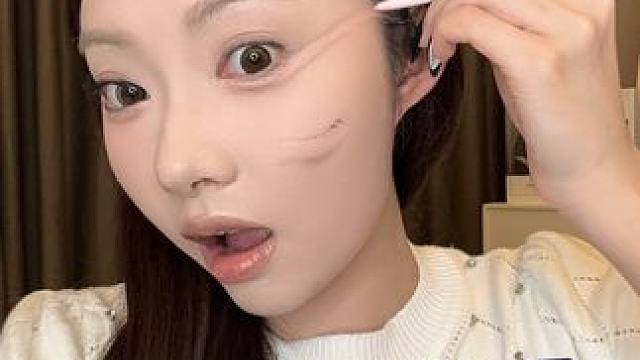 随手一笔，大眼、幼态、氛围感就这么水灵灵的有了？！#卧蚕 #新手化妆 #卧蚕画法