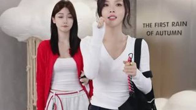 大ｖ领新款打底衫长袖 yoyo新款#秋季穿搭