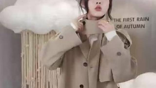 风衣长款风衣外套