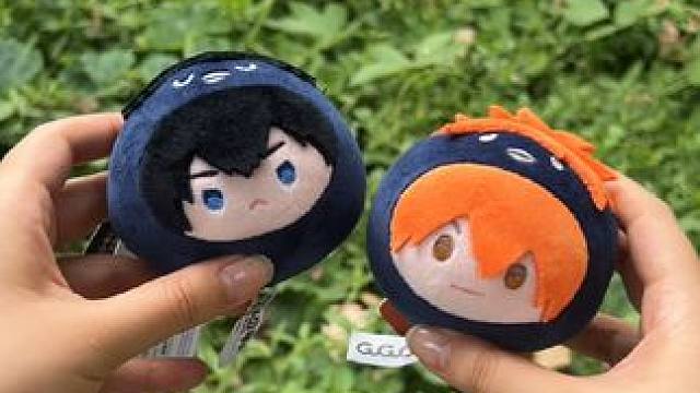 小排球迷你团子，软乎乎的超可爱！ #排球少年 #影山飞雄 #日向翔阳 #孤爪研磨 #月岛萤