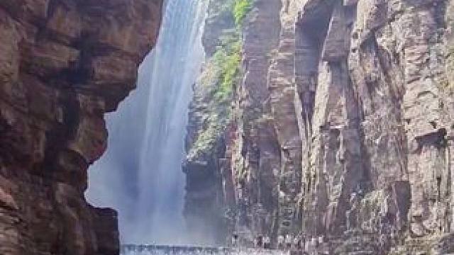 天柱沟大峡谷 #太行山风景 #河南刚哥#志刚在路上