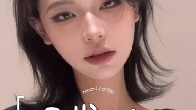 理发vlog｜水灵灵的变短发了 #理发前vs理发后 #妆前妆后 #反差 #短发