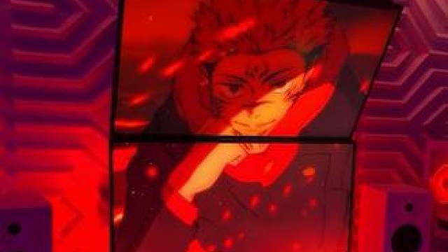 宿傩这就死了？ #二次元 #桌面改造 #我的小窝 #咒术回战 #光污染