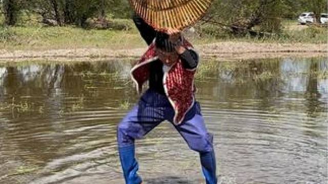 #户外捕鱼 #好大一条鱼