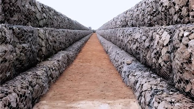 #石笼网生产厂家#水利工程#河道治理#护坡