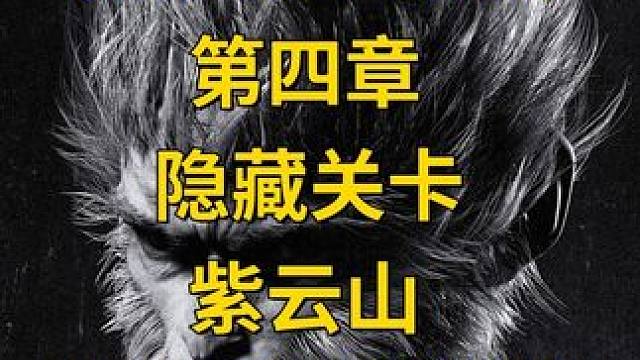 【黑神话：悟空】第四章，隐藏地图紫云山，超详细攻略 #主机游戏 #黑神话悟空 #游戏攻略 #游戏日常