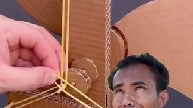 聪明的矮子（做大风吹） #农村生活 #我的乡村生活 #劳动人民的智慧 #高手在民间 #原始技术