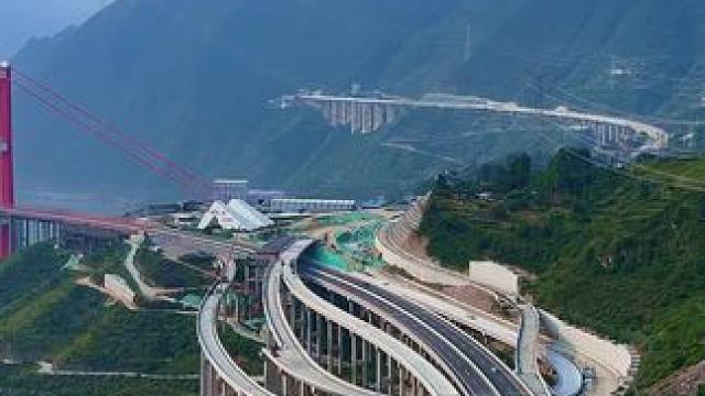 风景都在路上…#兴康特大桥 #我的旅行日记 #川西美景