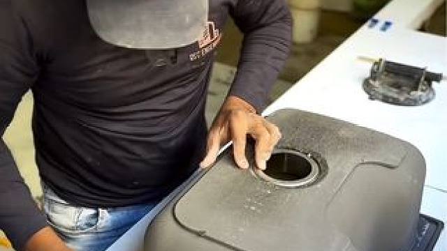 钢筋水泥一体施工家庭厨房！ #厨房装修 #厨房施工 #施工工艺 #制作过程 #装修