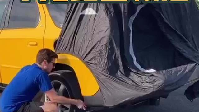 10.18上海房车展：自驾游新搭档，车尾帐，自由与舒适的完美结合