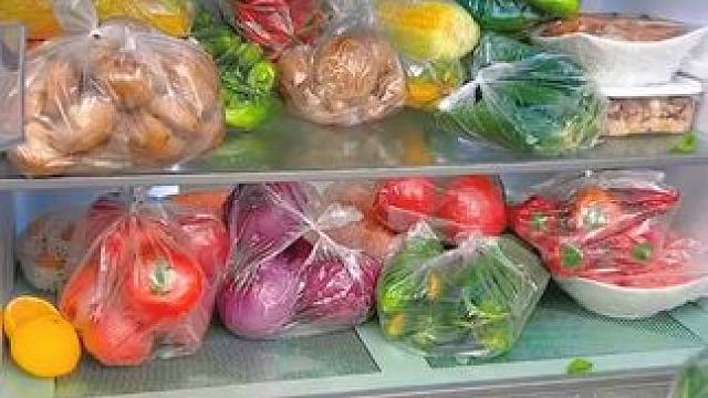冰箱干净又整洁就用这款密封袋，蔬菜水果生鲜零食都可以密封保存，放在冰箱保鲜时间久还不串味#密封袋  