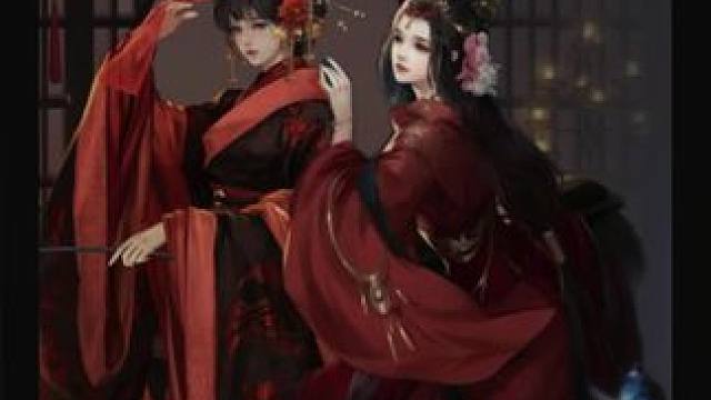 看看ai的古风大小乔是什么样子的，难怪曹操有诗云：铜雀春深锁二乔！#绝美古风 #三国 #率土之滨 #