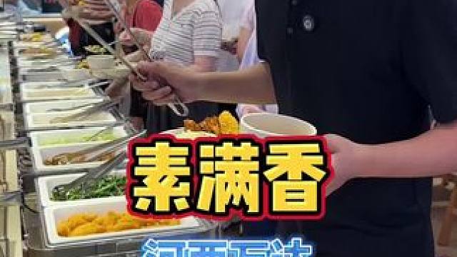原来河西人平时都把素食自助当工作餐 而且也才二十块钱70多种菜品可以畅吃#素满香 #素食自助 #南京