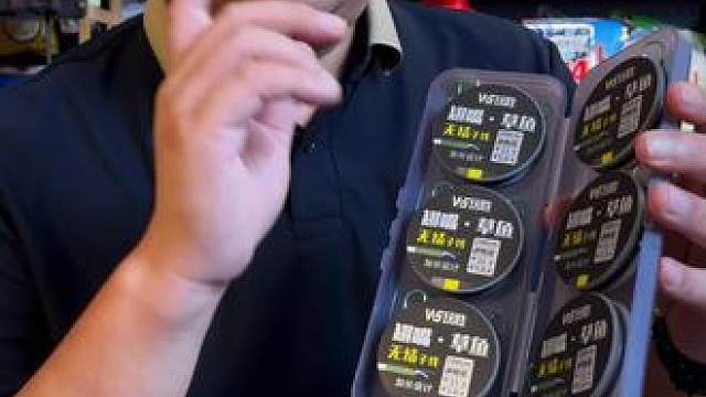 无结绑法长子线 专钓大翘嘴、大草鱼、大鳊鱼的加长子线双钩，无结绑法同时带竿稍绳加固，拉力更强。#草鱼