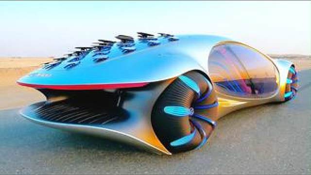 7款震撼汽车界的未来概念（2） 第一名颠覆了传统设计，800多个移动三角形组成活体几何系统，能够根据