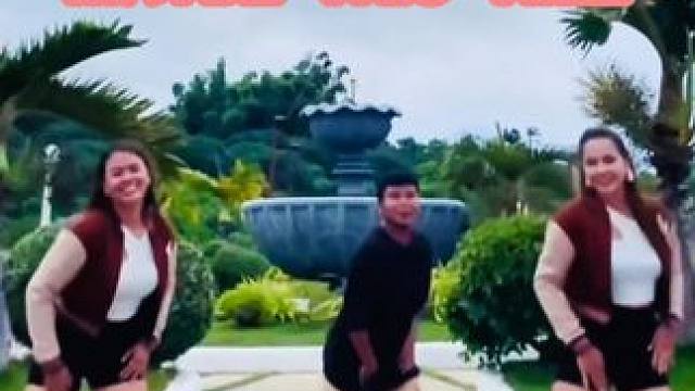 舞动快乐每一天 MTFIT女团尊巴健身舞MAYBE THIS TIME#跟着节奏嗨起来 #户外舞蹈 