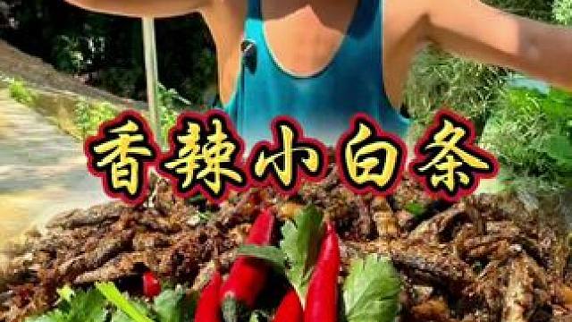 山村厨神今天教你做香辣小白条 香辣酥脆美味爽口 让你好吃到停不下来#农村生活 #乡村味道 #我在乡村