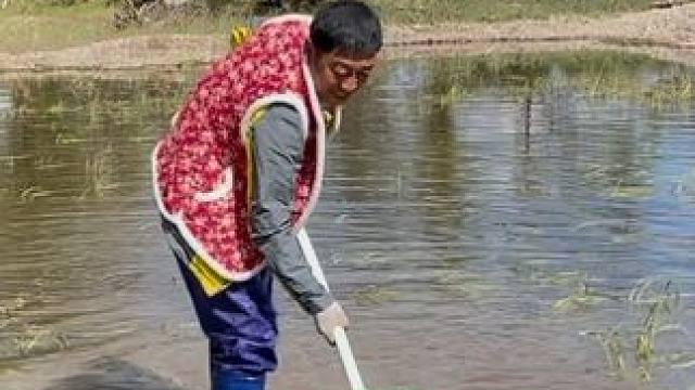 #户外捕鱼 #好大一条鱼