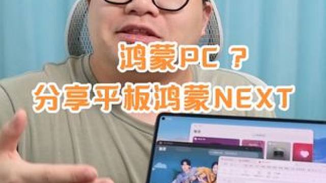 我似乎发现了鸿蒙PC ! 分享平板电脑端鸿蒙NEXT #HarmonyOS #鸿蒙next#mate