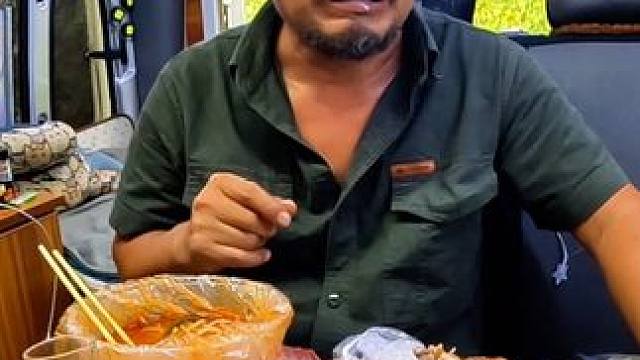 沙和尚的晚餐天下无敌，能香的直冒汗，下集#房车生活 #露营美食