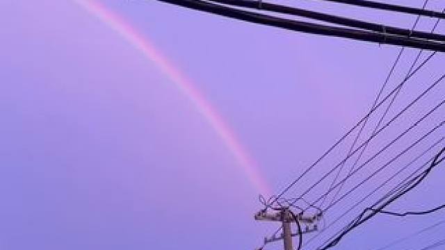 #双彩虹见者好运 #随手拍天空 #不经历风雨怎么见彩虹