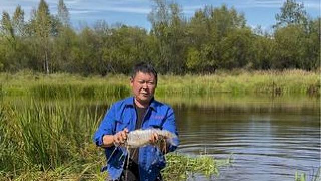 #户外捕鱼 #好大一条鱼