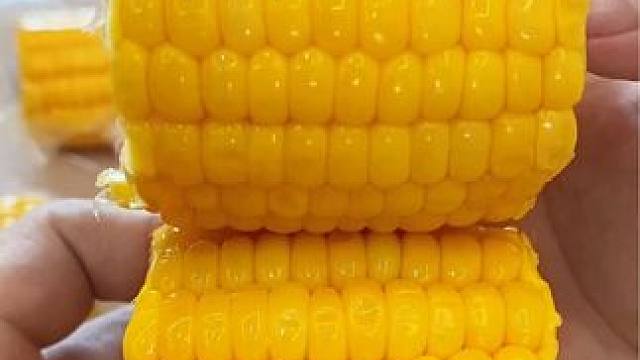 管理期早餐可以安排这个免蒸免煮开袋即食的水果玉米，甜脆多汁很方便#水果玉米 #甜玉米 #早餐吃什么 