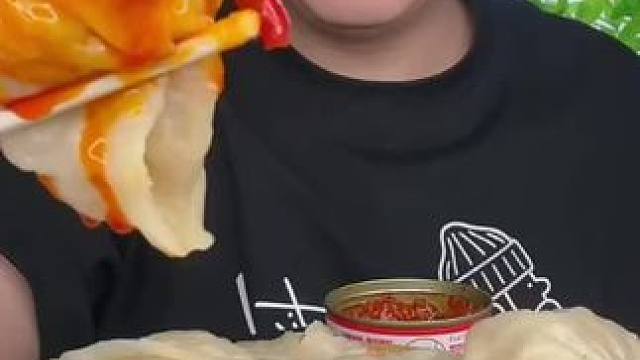 #饺子 #菇的辣酱