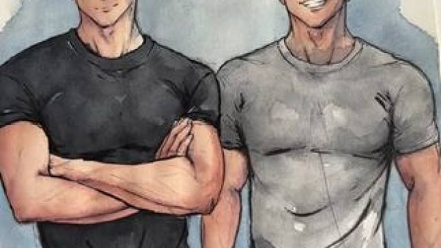 两个大帅哥 #排球少年 #黑尾铁朗 #木兔光太郎 #动漫