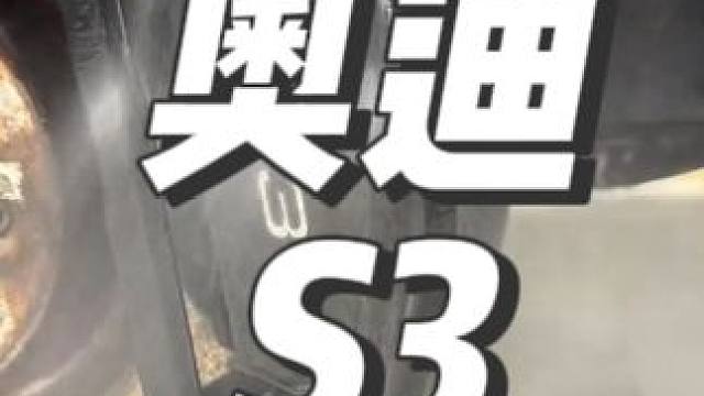 沉浸式清洗轮拱卡钳：奥迪S3 #精致洗车 #撸车日常