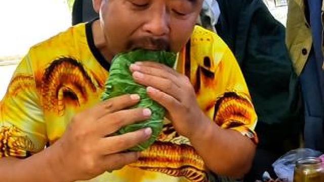 沙和尚来到吉林省，镇赉县吃个自制大饭包，别提多香了 #房车生活 #自驾游