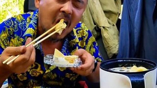厨神沙大厨，自制海鲜火锅涮牛肉，中集 #房车生活 #自驾游