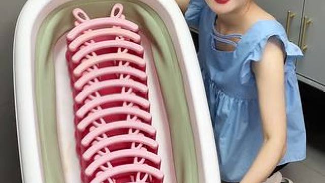 #兔耳脸盆架  可以收纳多个脸盆，家里的鞋刷都可以挂上去，还不占空间#免打孔  #小兔脸盆置物架