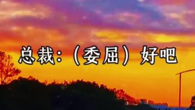 担心宝贝的总裁，恨不得都跟着 #广播剧