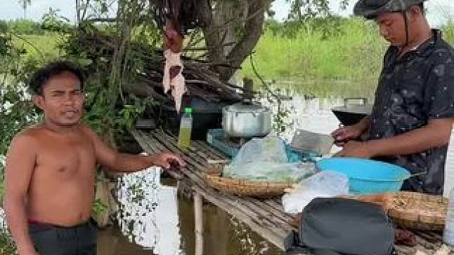 来来来来吃饭咯 #我的乡村生活 #农村原创视频 #记录我的农村生活