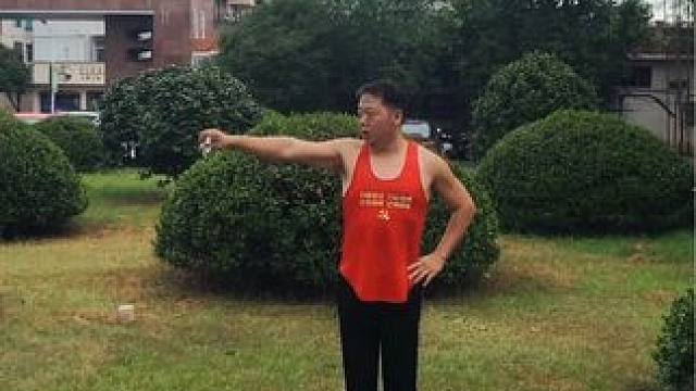 #晨训打卡 #三节棍 
#强身健体 #每天坚持一点点 
#发扬传武精神