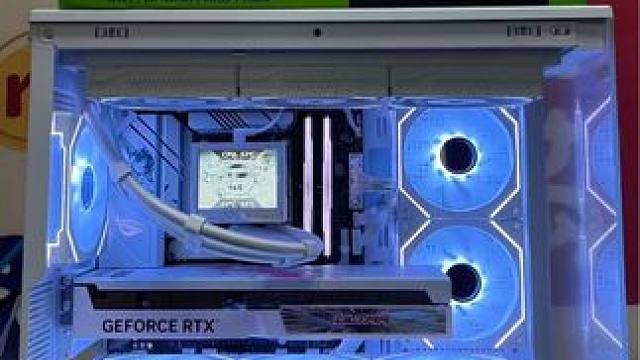 I5 13600KF➕4060TI星璨岚海景房游戏主机 #diy电脑 上海组装电脑，DIY电脑，实体