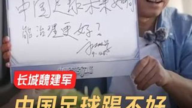 魏建军：为什么中国足球踢不好，因为缺乏遵守秩序的能力#魏建军 #中国 #足球