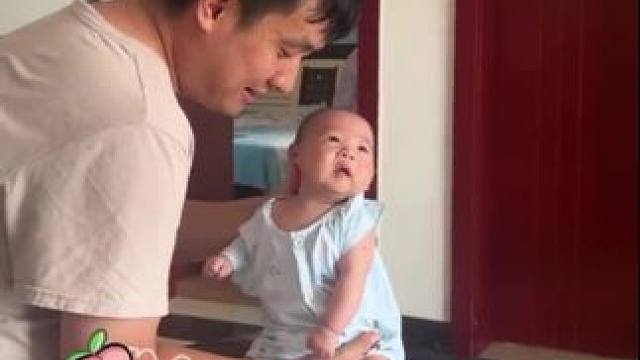 爸爸带孩子，主打的就是玩#万万没想到 #爸爸带娃 #搞笑