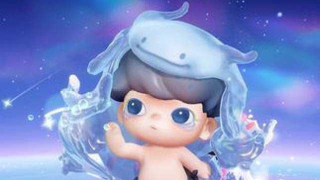 DIMOO海洋之子上岛啦！ 跌入绮丽的海洋，重温人鱼的梦境。倾听浪花的呢喃，涌动月辉的祝福。#梦想家