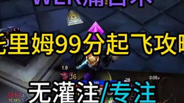 痛苦术托里姆99分起飞攻略（无专注/灌注） #魔兽世界怀旧服 #巫妖王之怒 #痛苦术 #托里姆