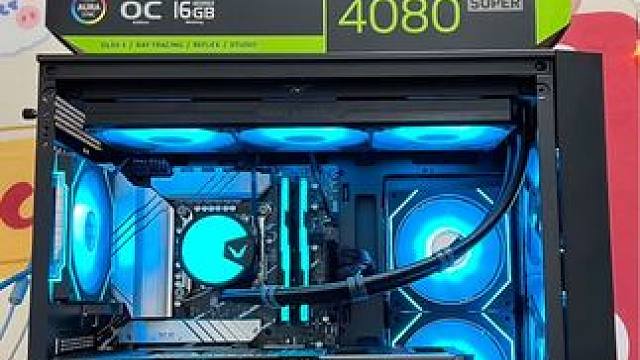I7 12700KF➕4080S黑蓝黑悟空4K游戏主机 #diy电脑 上海买电脑，DIY电脑，实体店