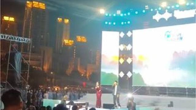 海河之夜#感受一下音乐节现场感染力