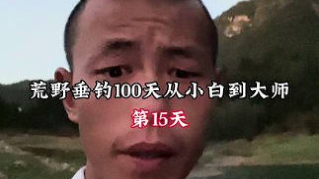荒野垂钓100天从小白到大师｜第15天：守到1点多，一点儿口没有，巨物依然难钓，有没有人出出主意#原