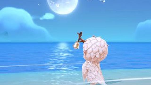 在蓝调时刻，沉溺破晓的童话 万物寂寥，心底在歌唱#梦想家园手游 #泡泡玛特梦想家园 #泡泡玛特 #蓝