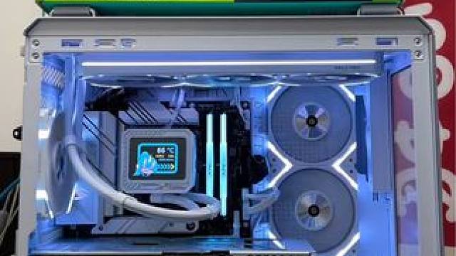 I5 13600KF➕4060TI华硕弹药库GT502海景房 #diy电脑 上海买电脑，DIY电脑，