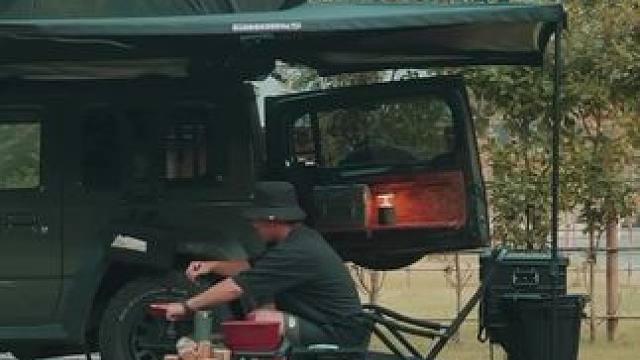 露营吃鸡排 #露营报告